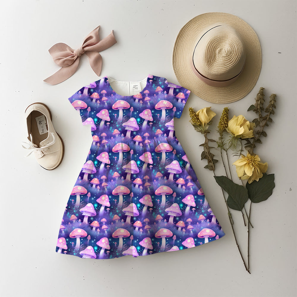 Mushroom Dreams Pattern, Seamless Design