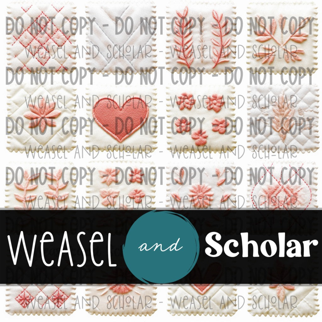 Lovely Quilt Pattern, Seamless Design