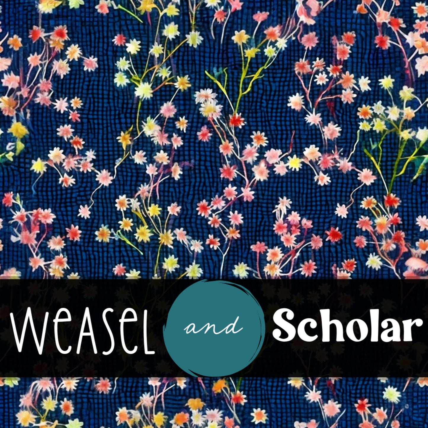 3D Knit Flowers, Seamless Pattern, Digital Paper File, Tileable