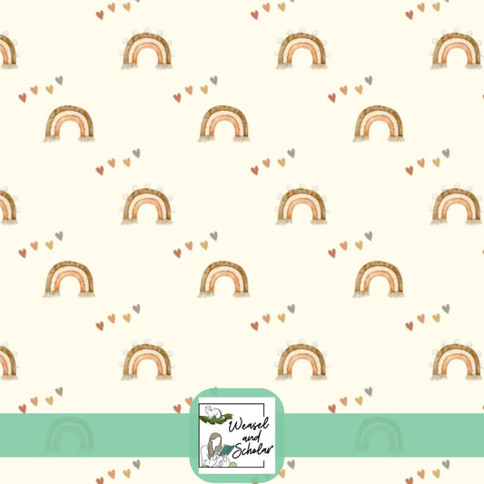 Nursery Rainbow Pattern, Seamless Digital File, Repeating, Tileable